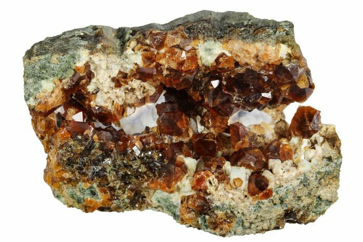 Gemmy Grossular Garnet Cluster - Vesper Peak, Washington #175450